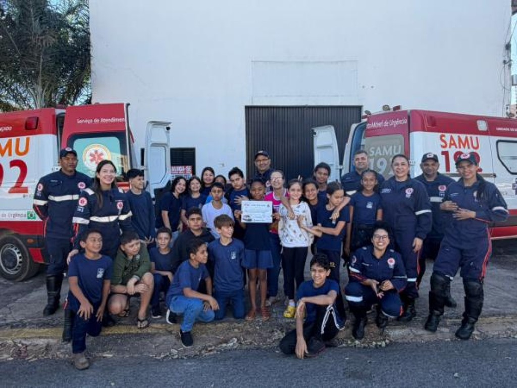 Escola Leôncio recebe “Primeiros passos para salvar vidas”